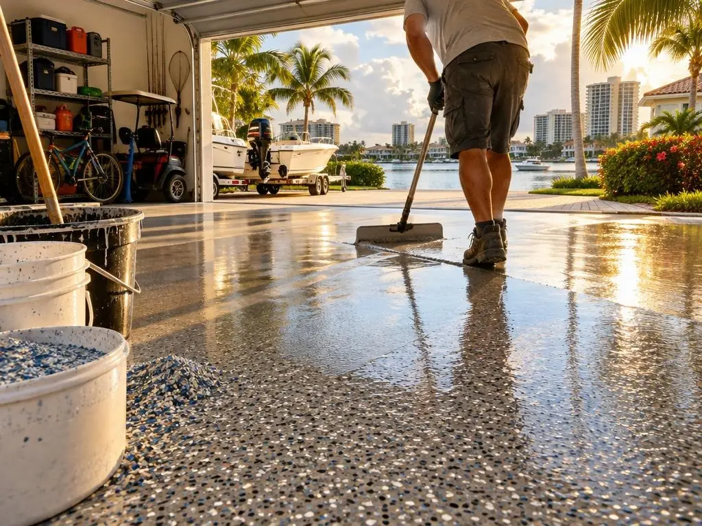 Vinyl Flake Epoxy in West Palm Beach, FL